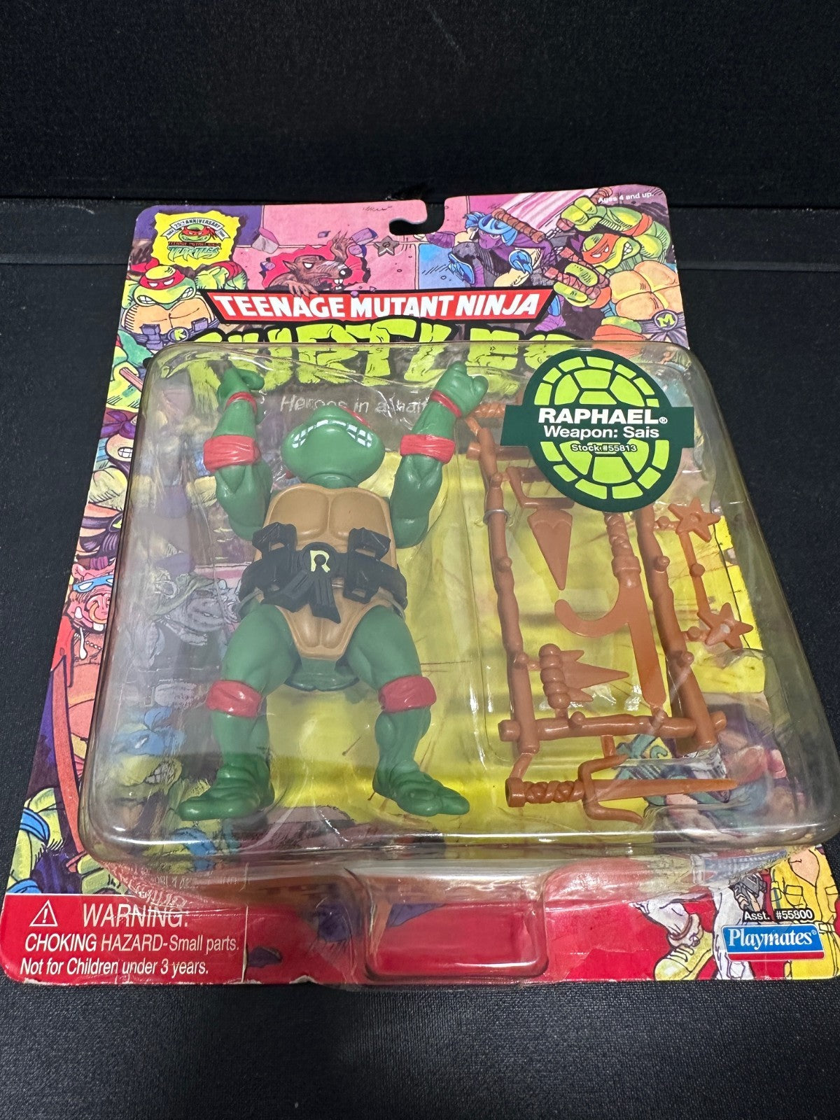Playmates  Teenage Mutant Ninja Turtles RAPHEAL 25th Anniversary Figure