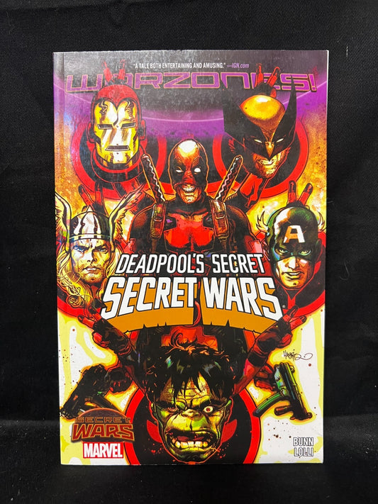 Deadpool Secret Secret Wars Warzones Graphic Novel Marvel Superhero Brand New
