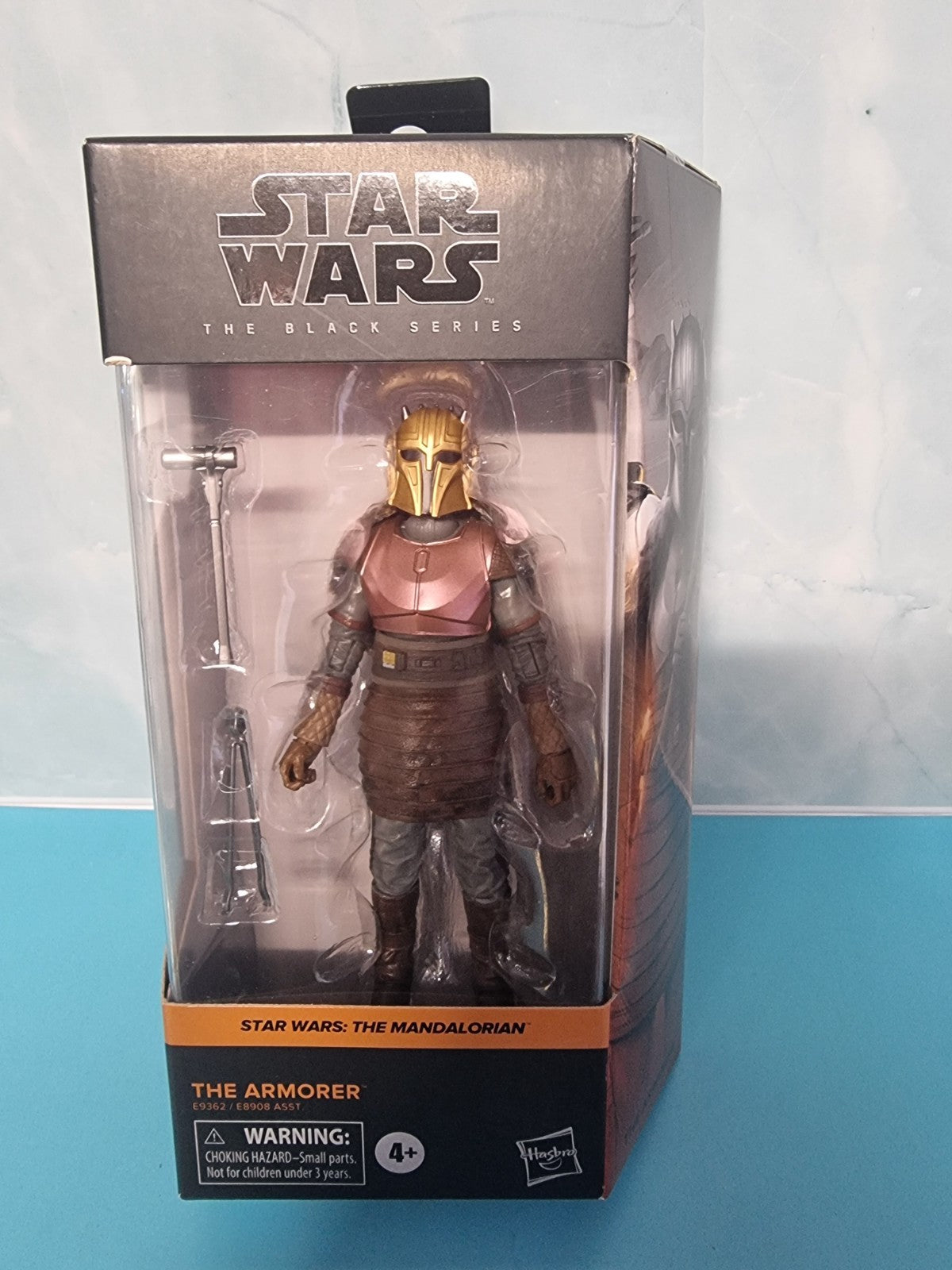 Star Wars The Mandalorian: The Armorer Black series figure with Hammer & Tongs