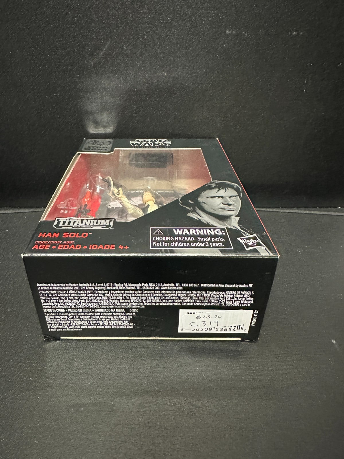 Star Wars The Black Series Han Solo Titanium 40th Anniversary