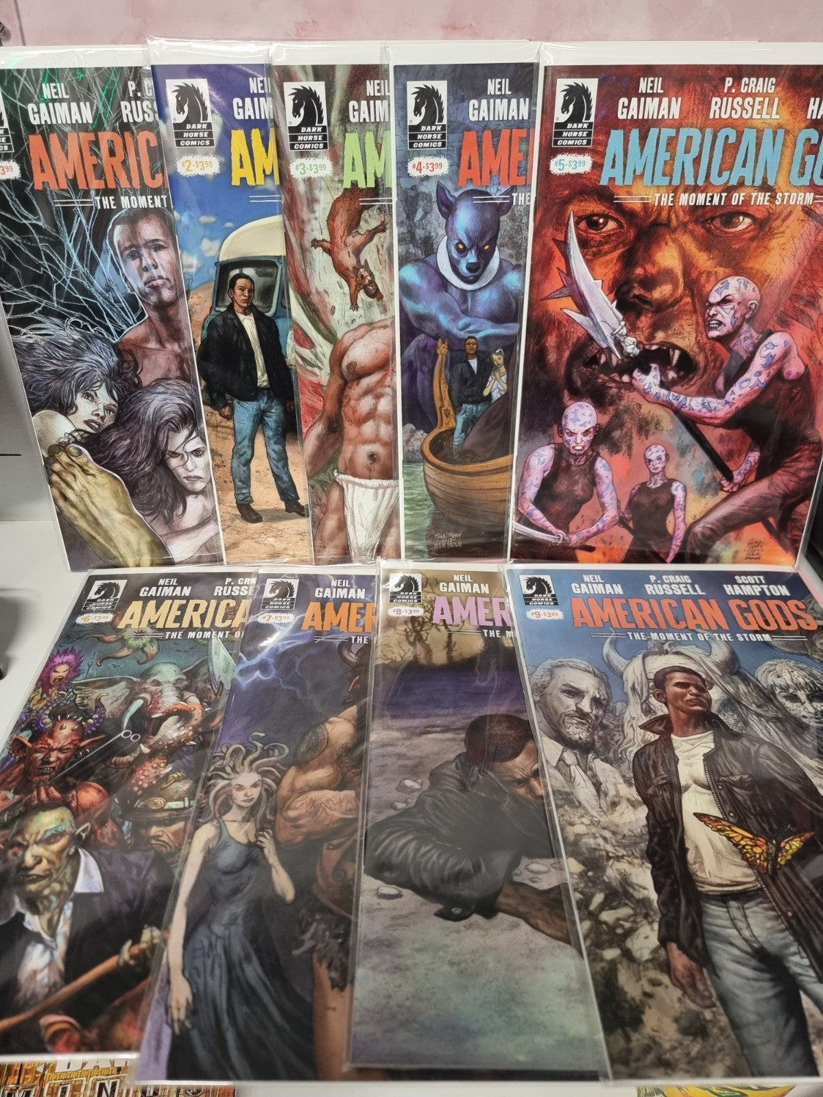 American Gods The Moment of the Storm #1-9 | Neil Gaiman, Complete Dark Horse
