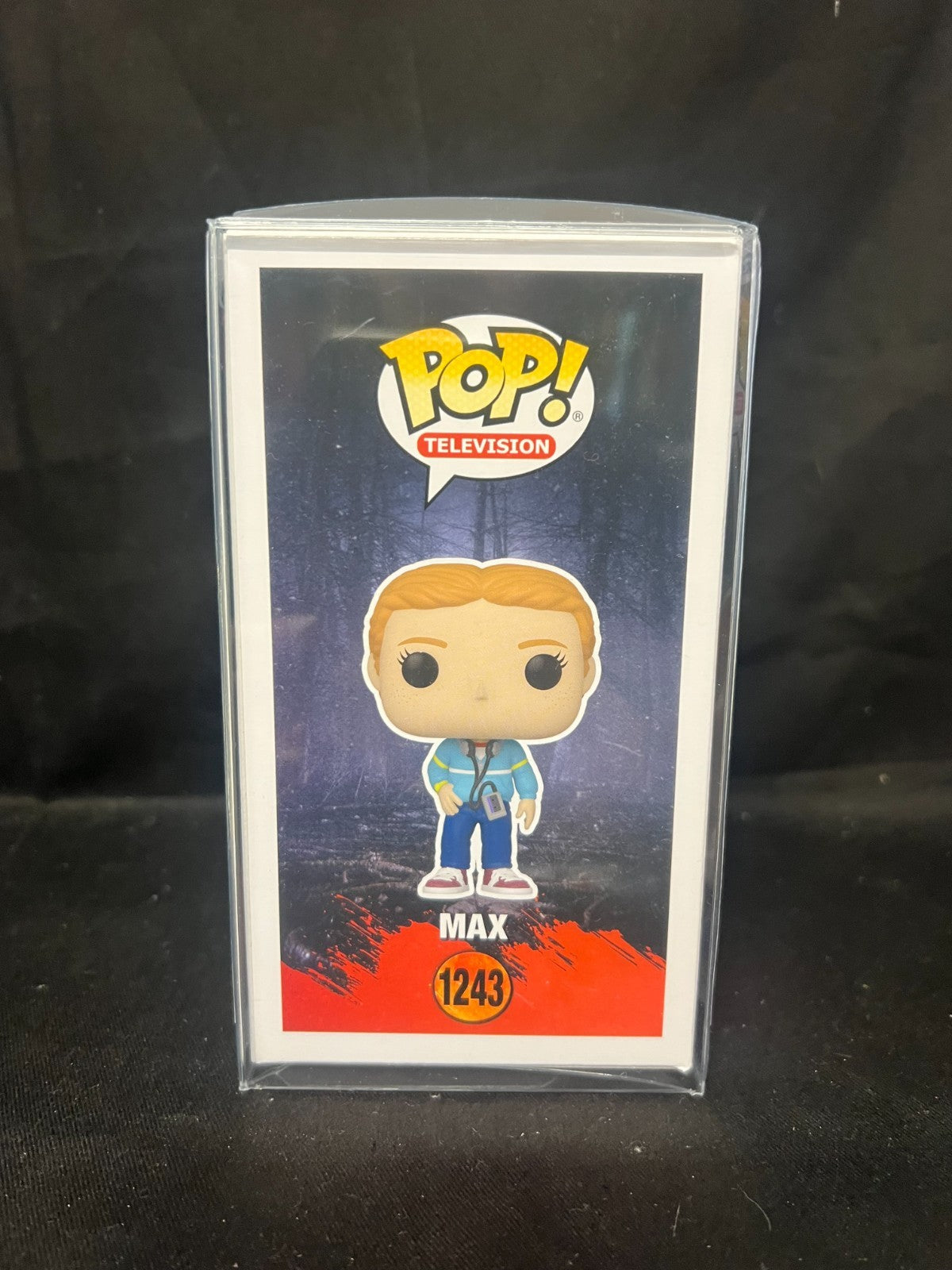Max 1243 Pop Vinyl Funko In Protector Stranger Things