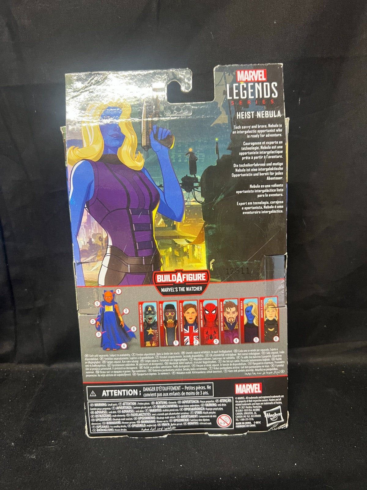 Marvel Legends Disney + Wave BAF Series (Watcher) - Heist Nebula 6" Figure