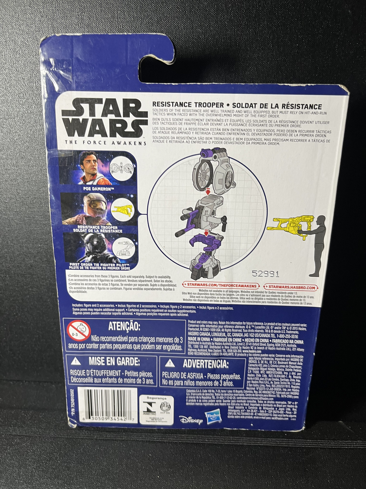 Resistance Trooper Star Wars The Force Awakens 3.75 Action Figure