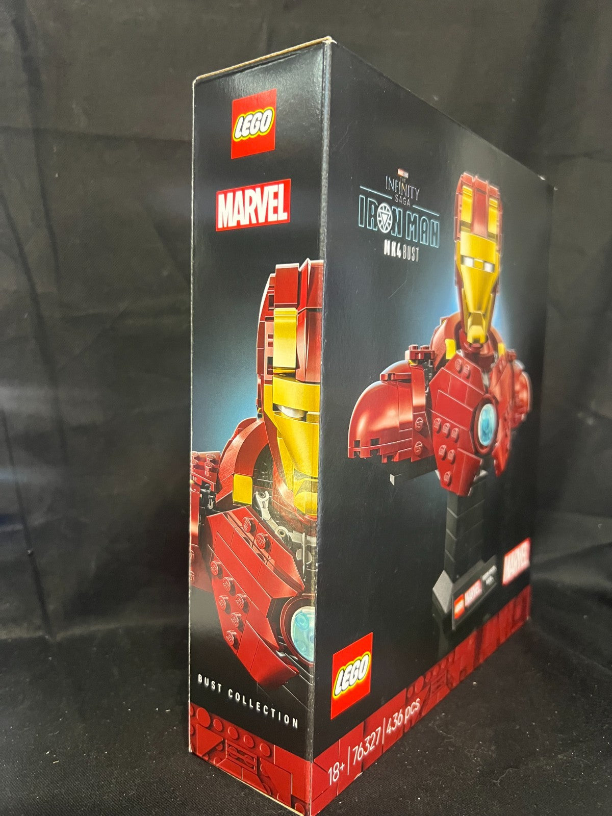 LEGO MARVEL IRON MAN MK4 BUST LEGO 76327 Infinity Saga COMPLETE SET