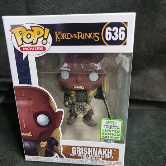 FUNKO POP Lord Of The Rings Grishnakh 636 2019 Spring Exclusive Vinyl Figure 