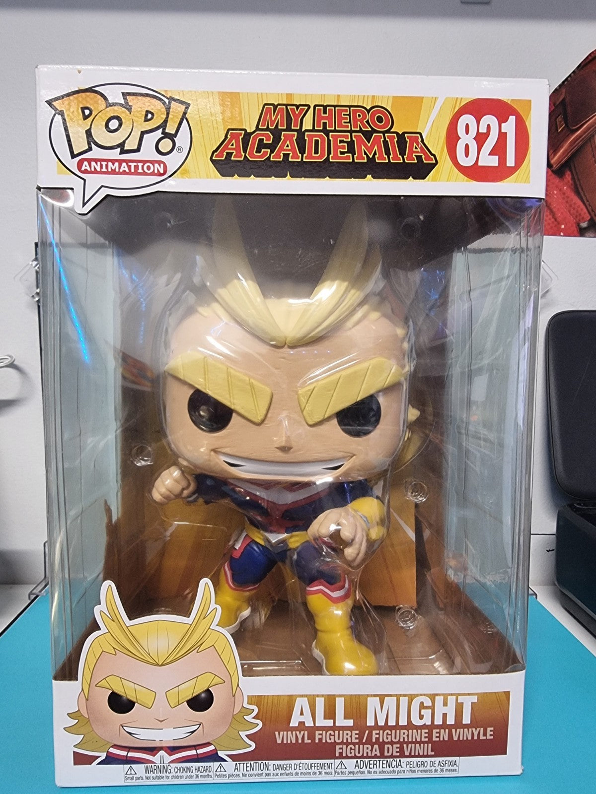 Funko Pop! Anime: My Hero Academia- All Might Vinyl Figure Jumbo Size 10 inch