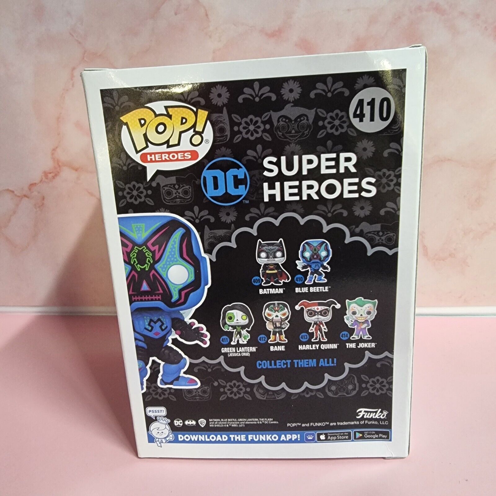 Funko Pop Vinyl Heroes DC Super Heroes Blue Beetle #410 Special Edition
