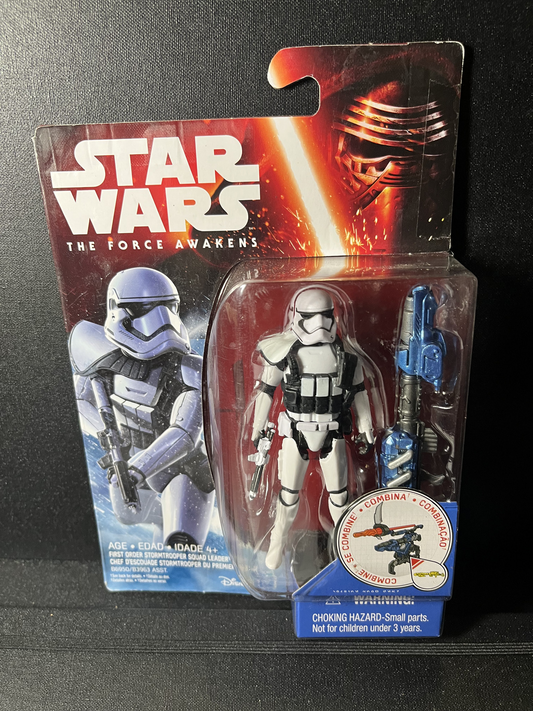 First Order Stormtrooper Squad Leader Star Wars TFA 3.75 Action Figure