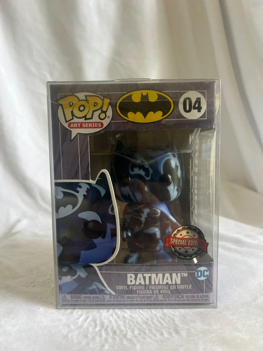 FUNKO POP VINYL DC BATMAN ARTIST SERIES BLACK & BLUE #04 EXCLUSIVE