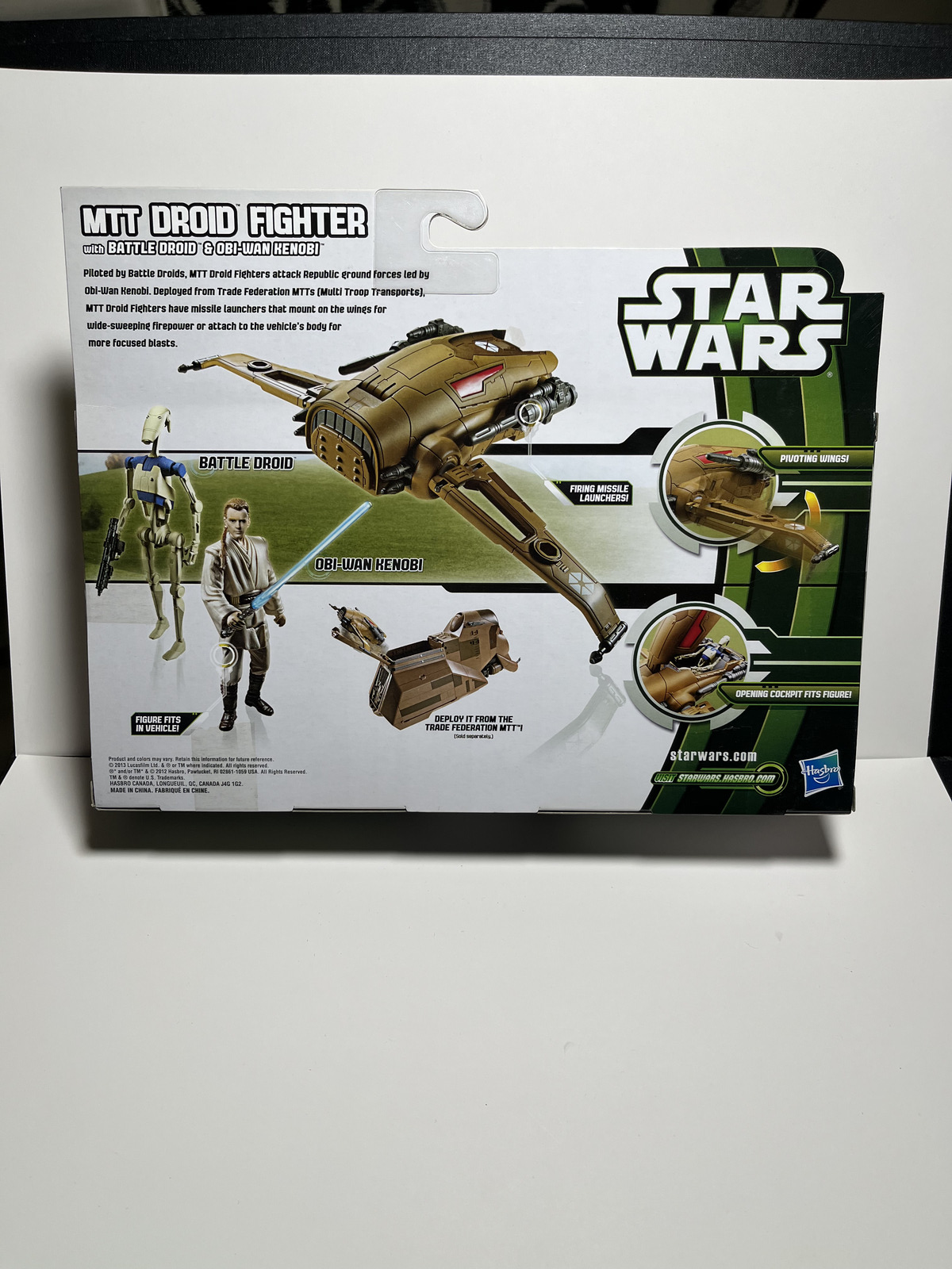 Star Wars MTT Droid Fighter with Battle Droid & Obi-Wan Kenobi