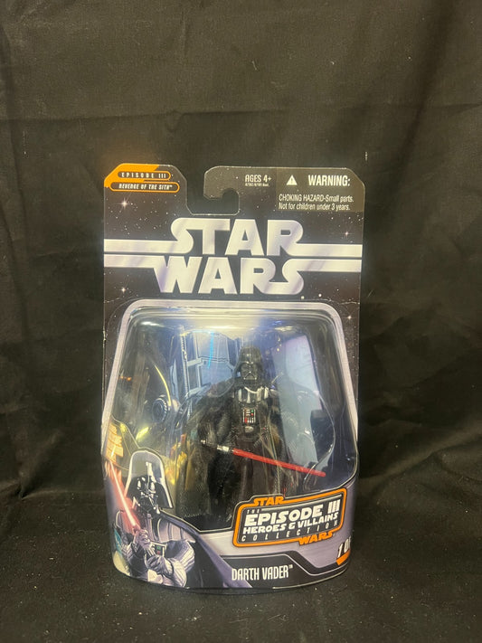 Star wars saga episode III heroes and villains darth vader figure