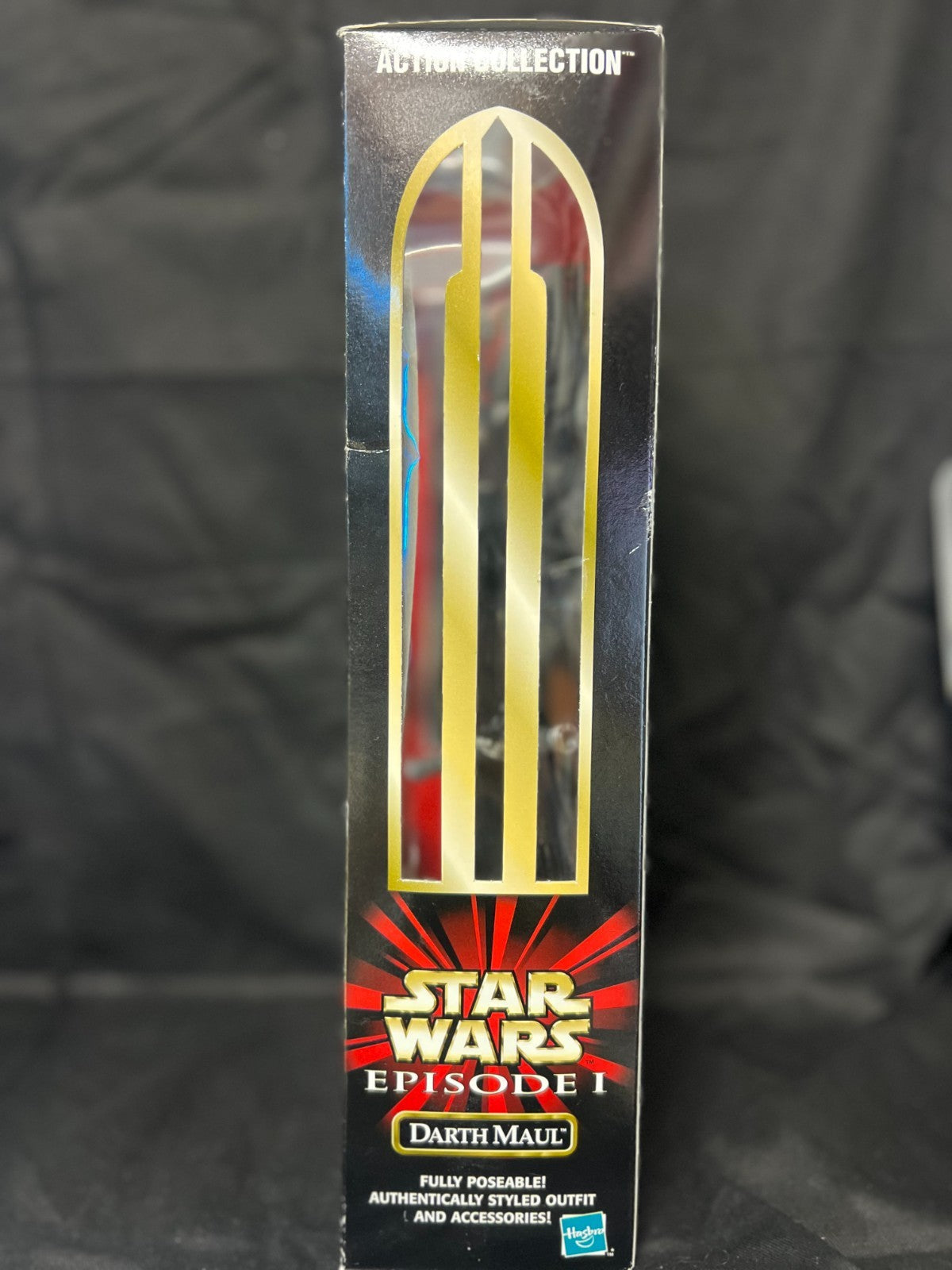 STAR WARS 12 INCH FIGURE EPISODE 1 DARTH MAUL WITH LIGHTSABER FACTORY SEALED "