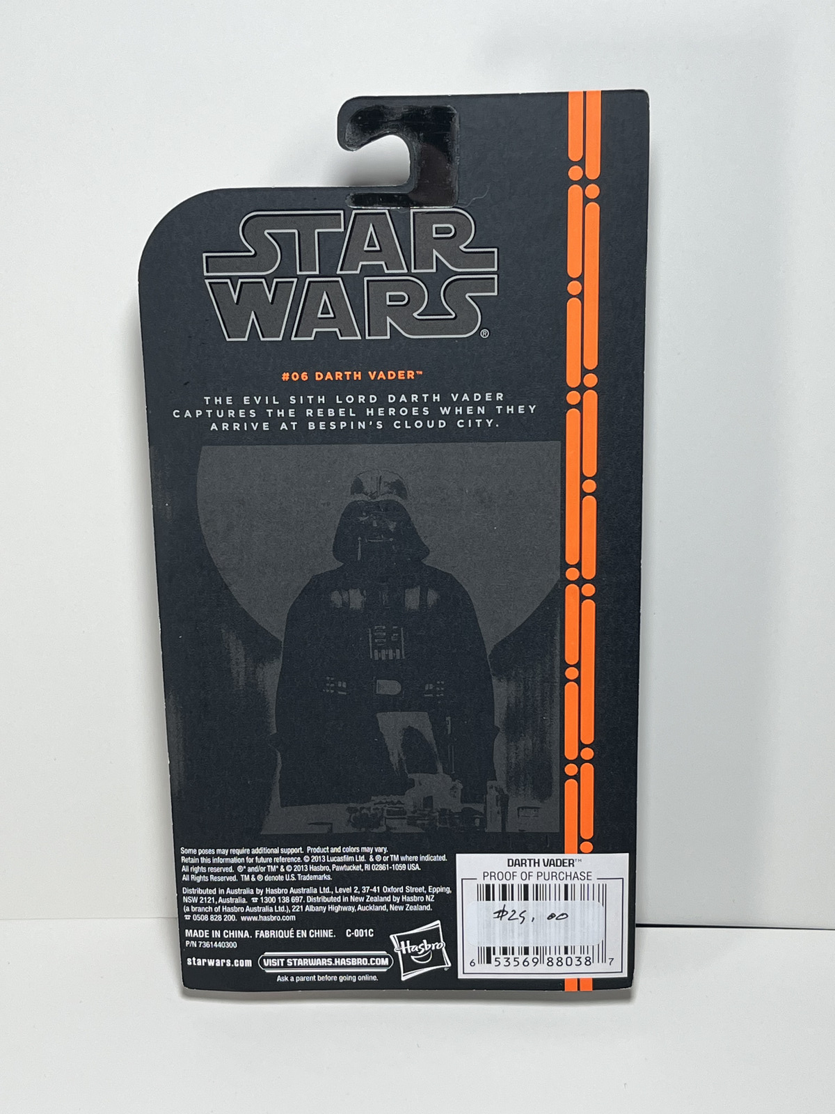 Darth Vader Star Wars The Black Series 3.75 Action Figure #06