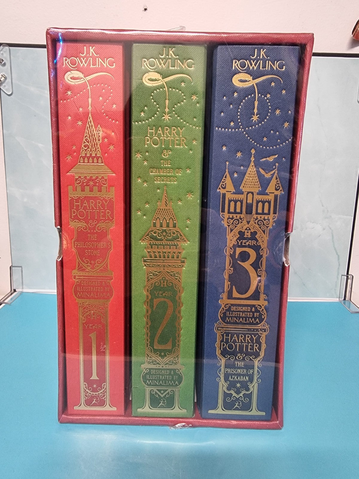 HARRY POTTER 1-3 BOX SET MINALIMA EDITION BY J.K. ROWLING SEALED