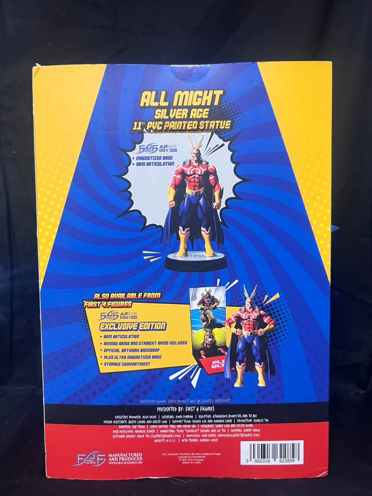First 4 Figures - My Hero Academia – All Might Silver Age 11” PVC Painted Statue