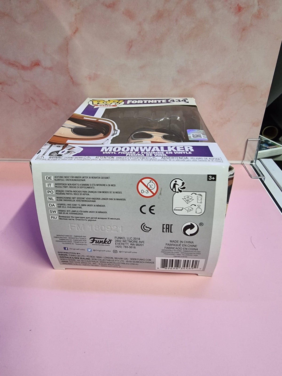 Funko Pop Moonwalker Fortnite  #434 ( Box Damaged)