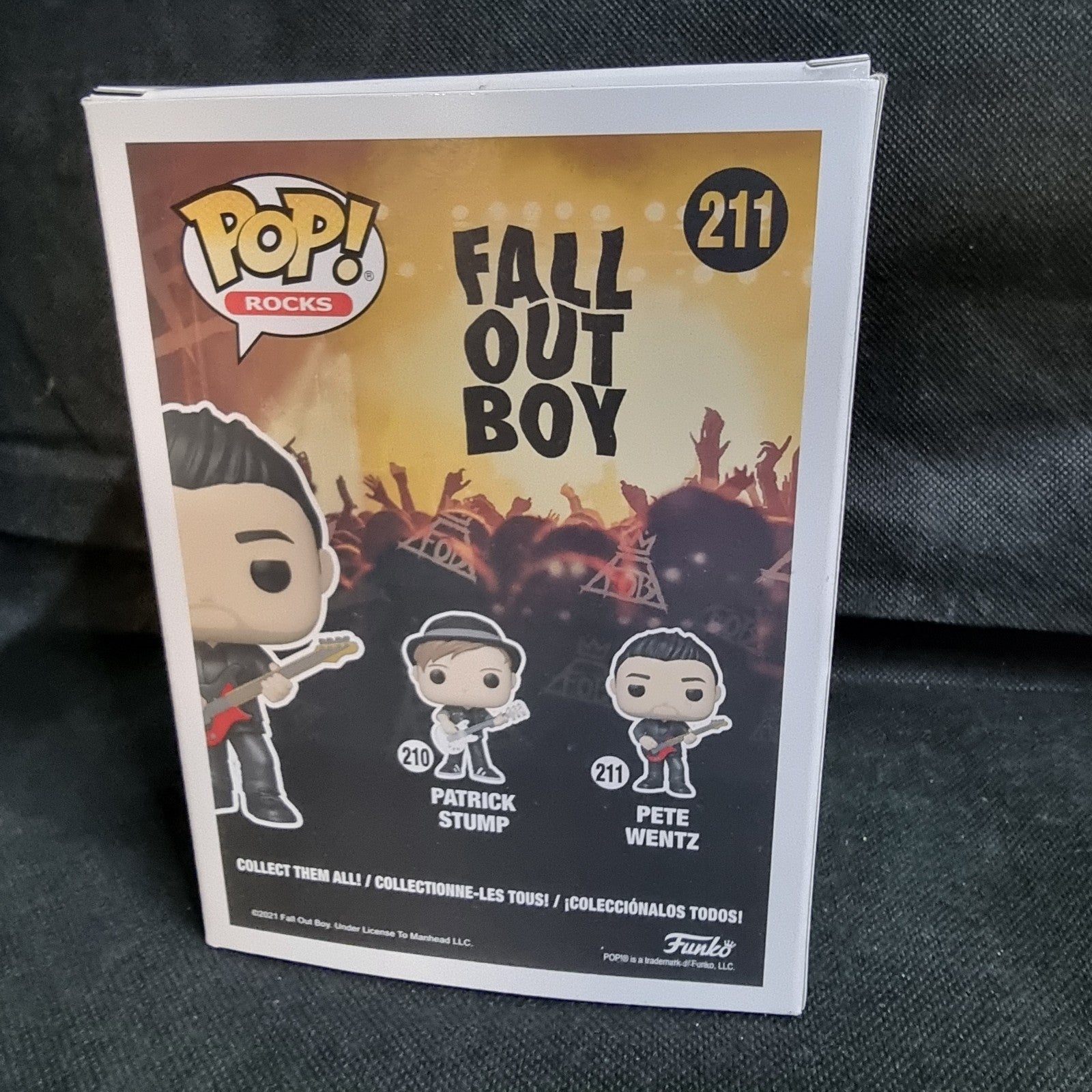 Funko Pop Rocks Fall Out Boy Pete Wentz 211