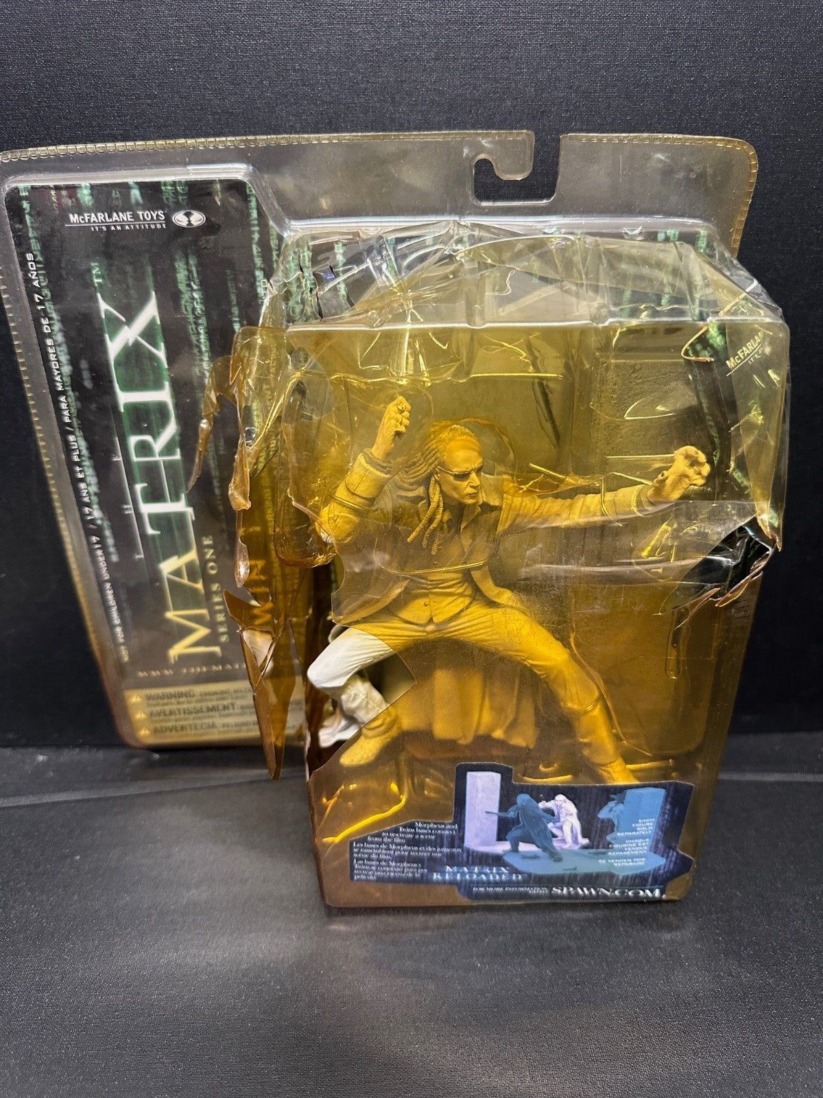 The Matrix McFarlane Toys Series Two Twin 1Action Figure Damaged Package