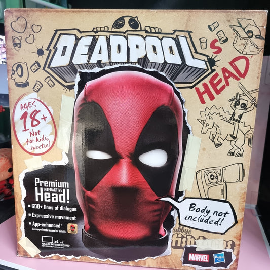 Marvel Legends Deadpools Head: Moving Talking Electronic Collectible SFX/Phrases