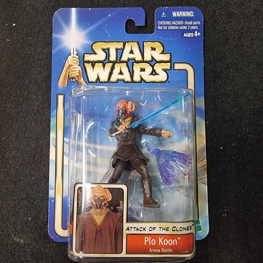Star Wars Attack of the Clones Plo Koon Action Figure Hasbro 