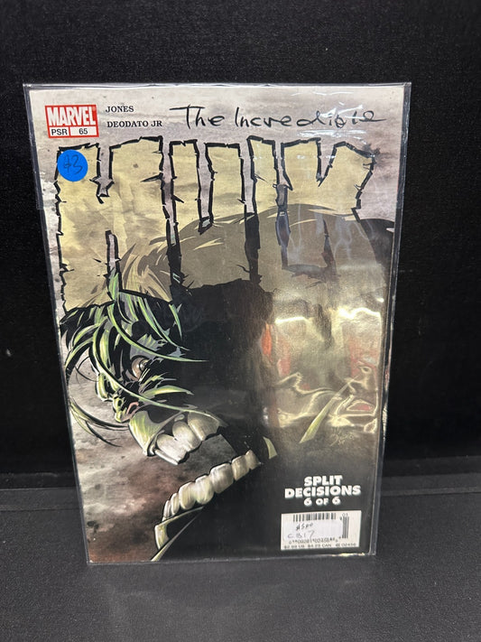 Marvel Comics  The Incredible Hulk #65