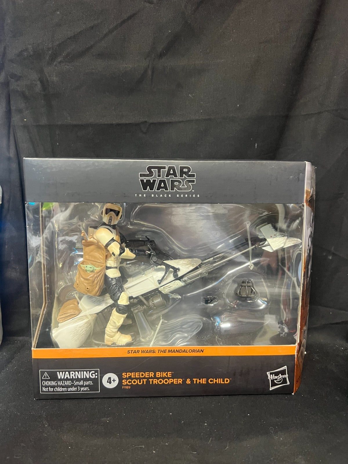 Star Wars The Black Series Speeder Bike Scout Trooper and The Child *IN HAND*