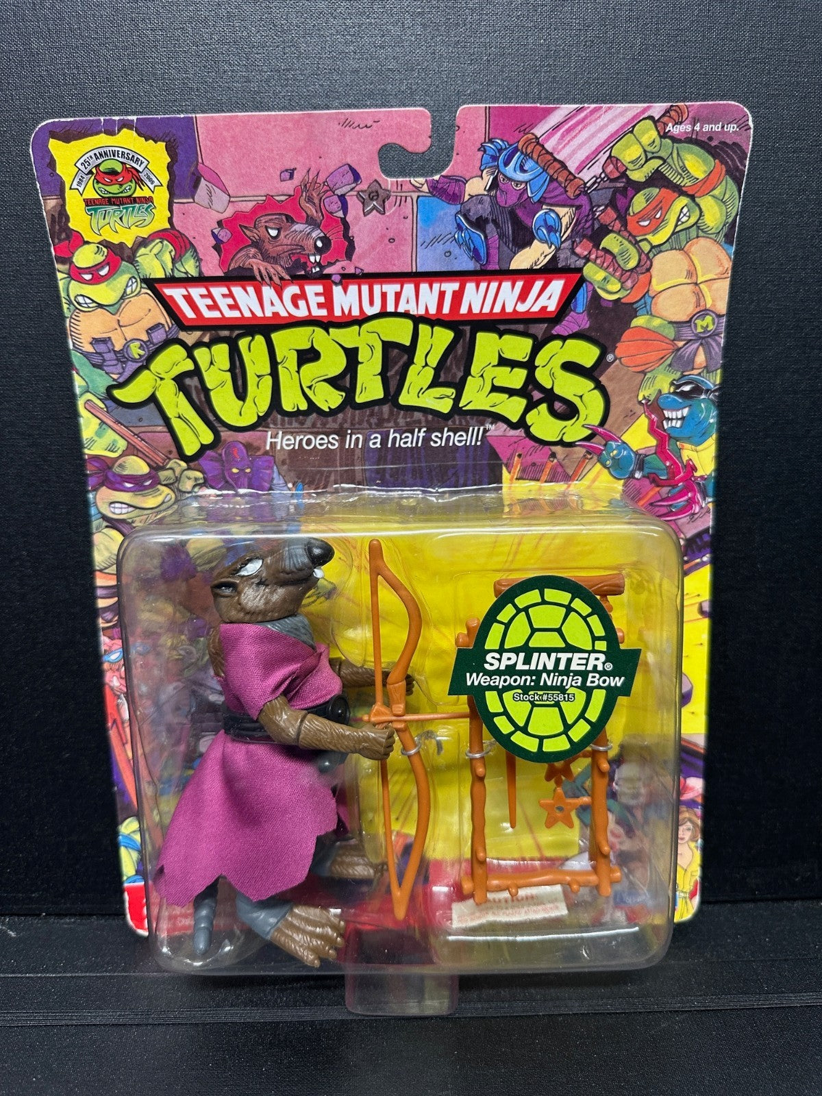 Playmates  Teenage Mutant Ninja Turtles Splinter 25th Anniversary Figure