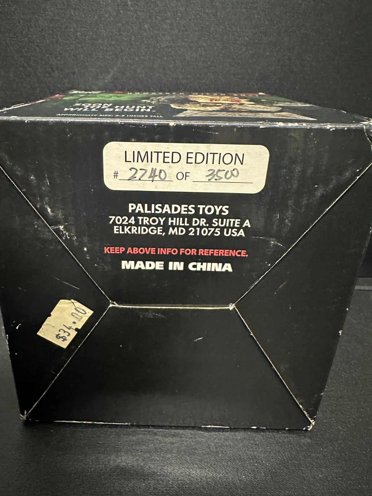 PREDATOR UNMASKED MICRO BUST STATUE 3.5" LIMITED EDITION PALISADES