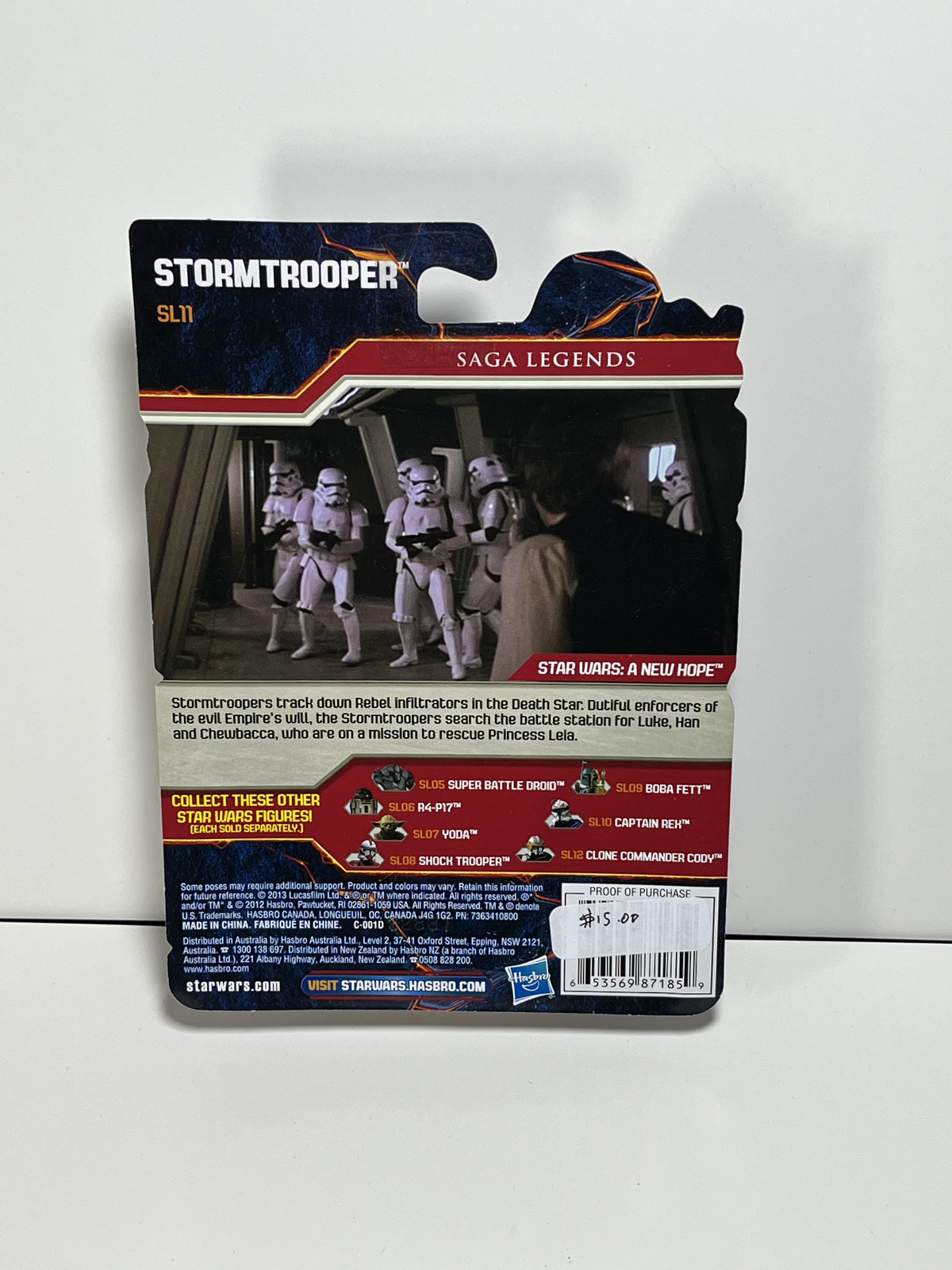 Stormtrooper STAR WARS Saga Legends 3.75 Action Figure SL11