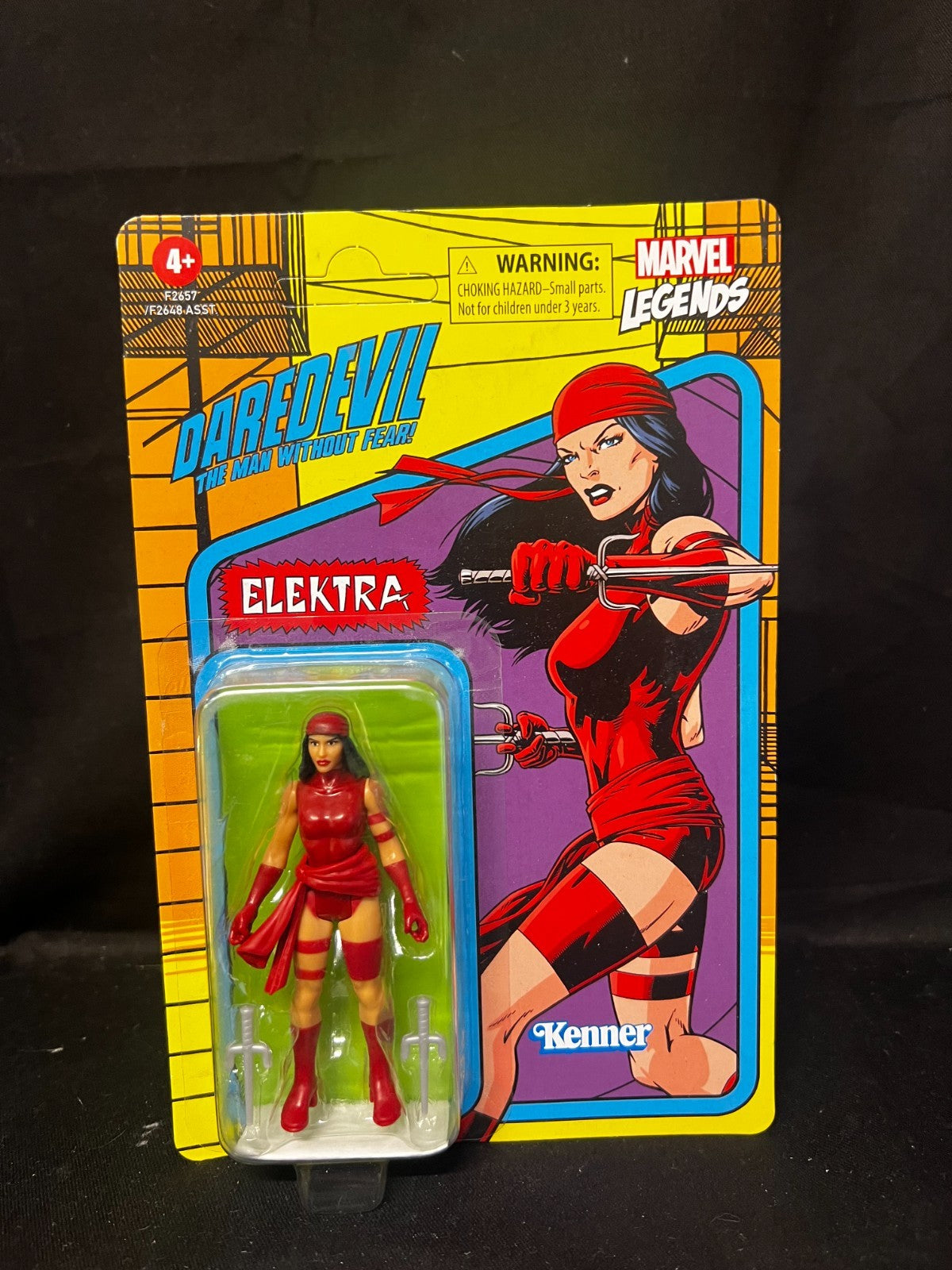 Hasbro Kenner Marvel Legends Retro Action Figure Elektra New Unpunched Card