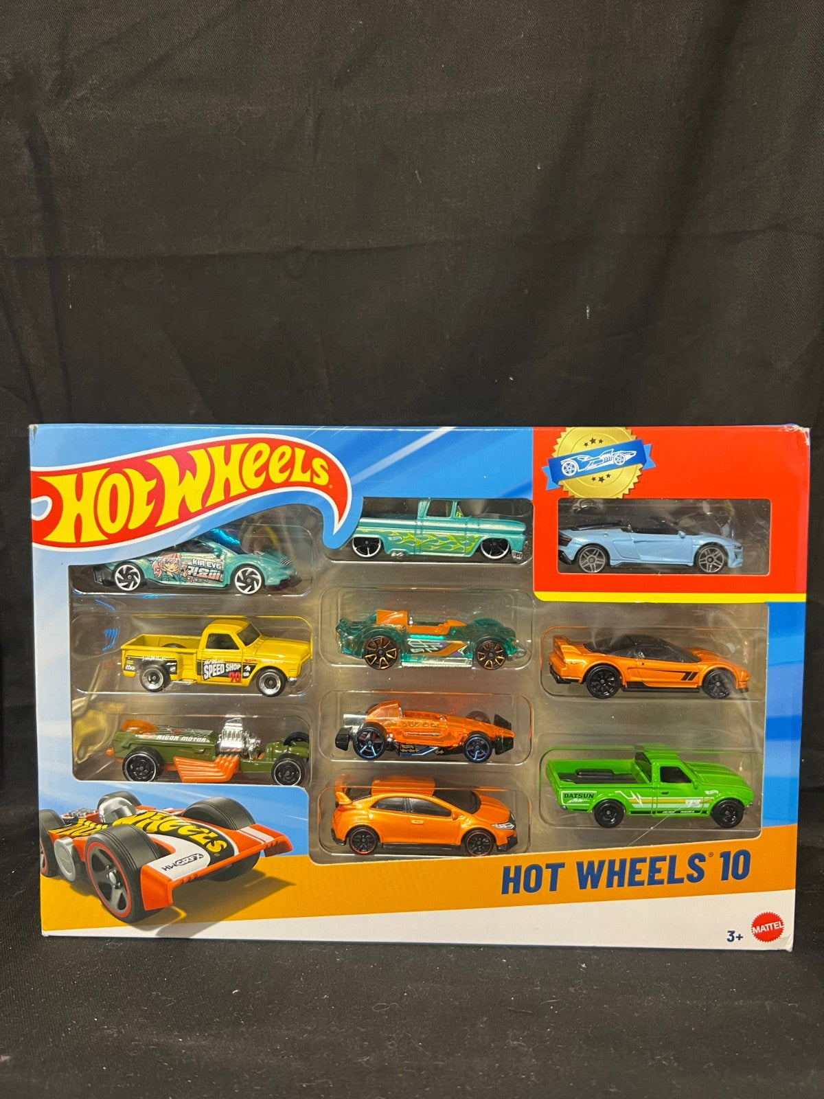 Random Mattel Hot Wheels 10 Pack Kids Model Diecast Car Random Vehicles Assorted