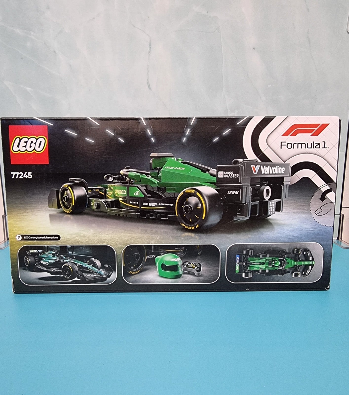 LEGO Speed Champions Aston Martin Aramco F1 AMR24 Race Car 77245