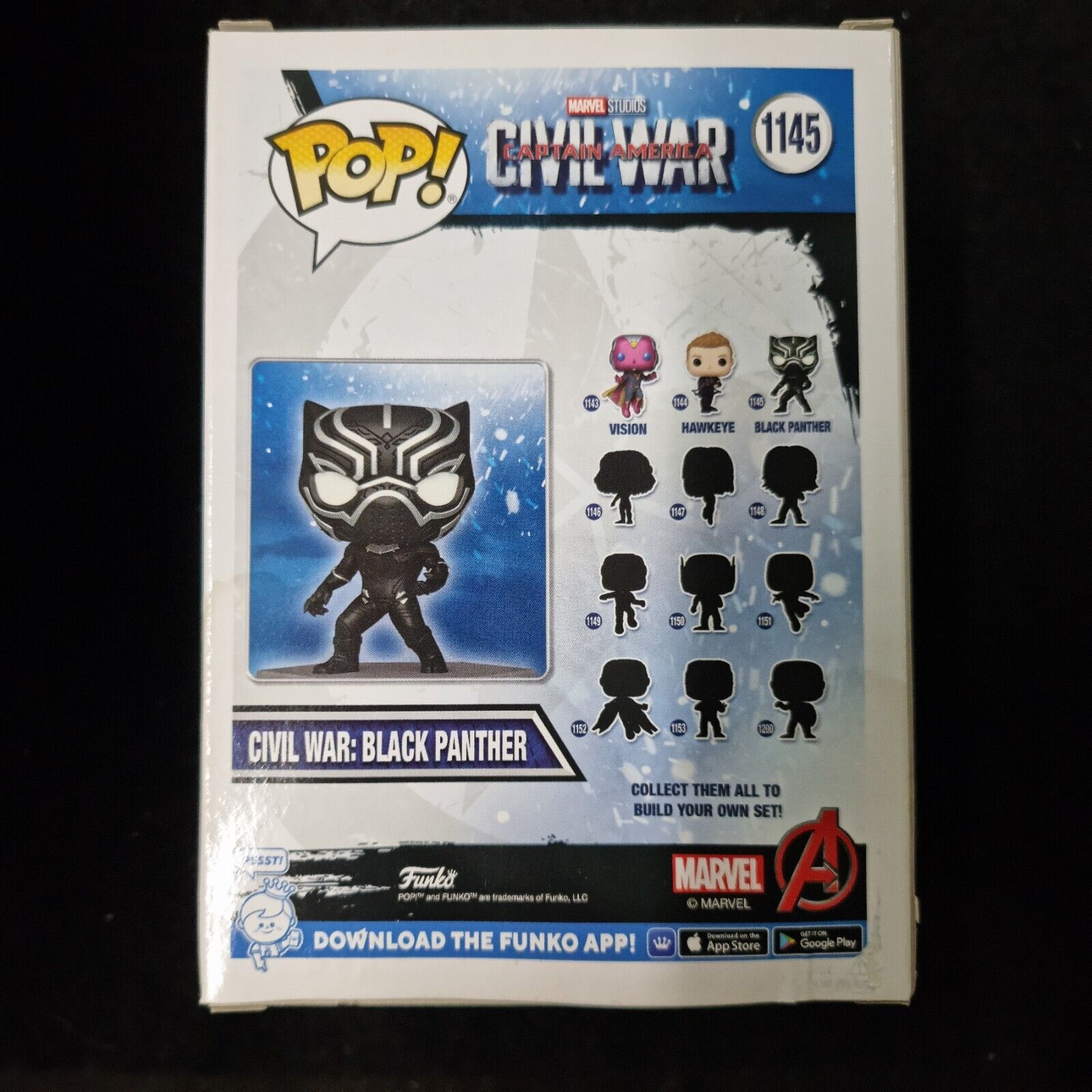 Funko Pop Marvel Captain America Civil War Build a Scene Black Panther #1145