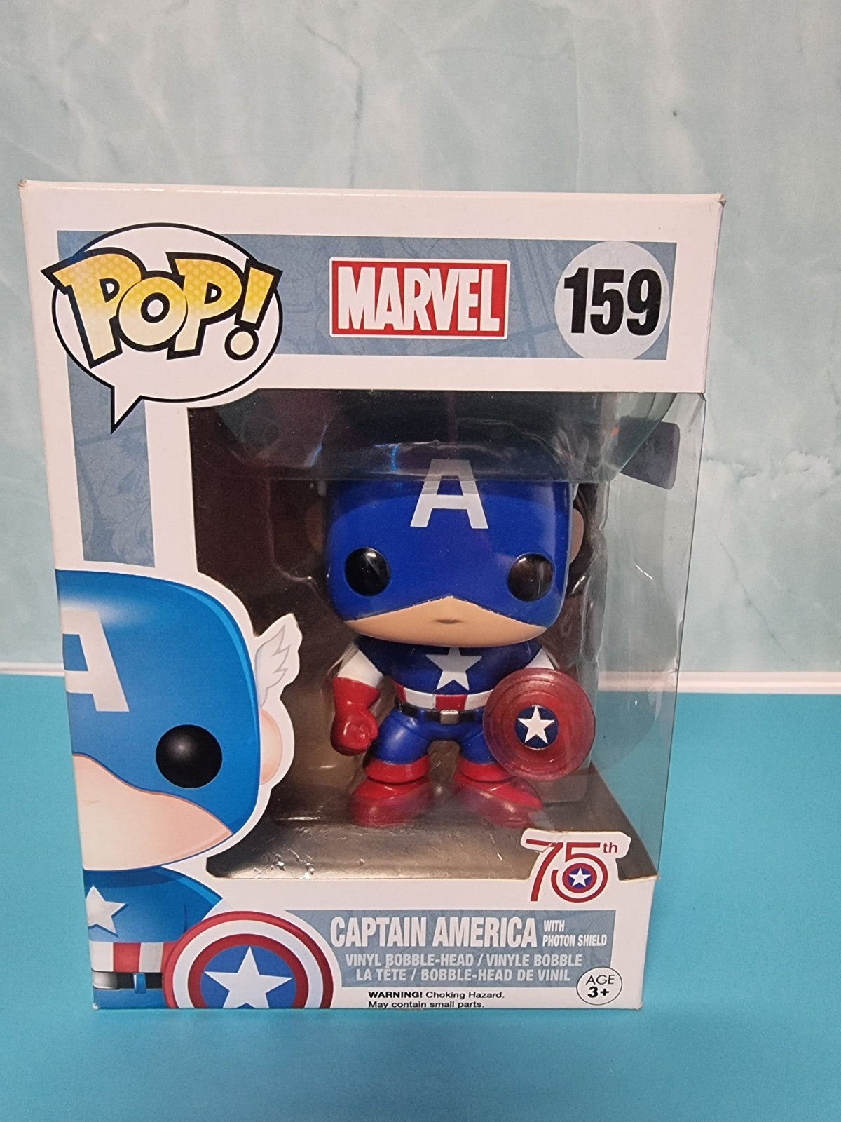 Funko Pop #159 Marvel CAPTAIN AMERICA With Photon Shield