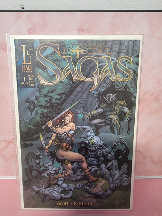 Vintage Liar Comic Book More Than Mortal: Sagas Issue #1B (1998)