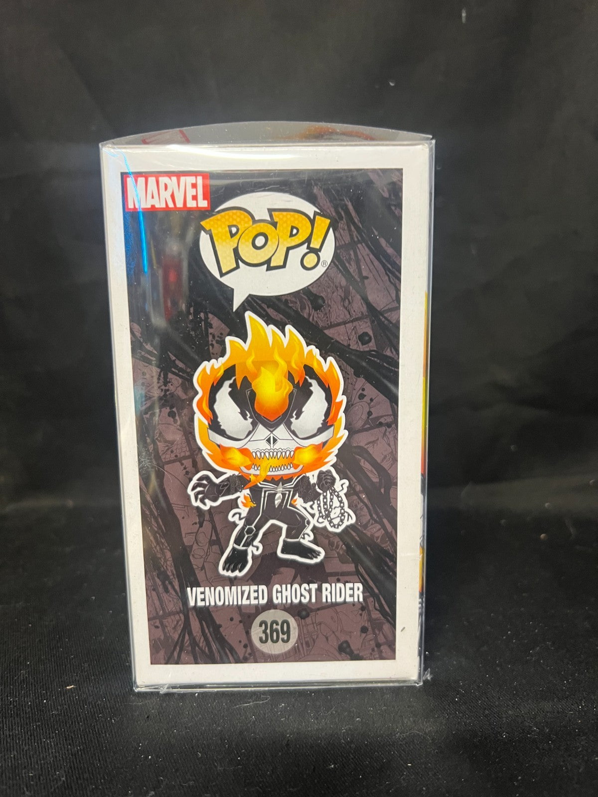 FUNKO POP MARVEL VENOM #369 VENOMIZED GHOST RIDER VAULTED +P/prot