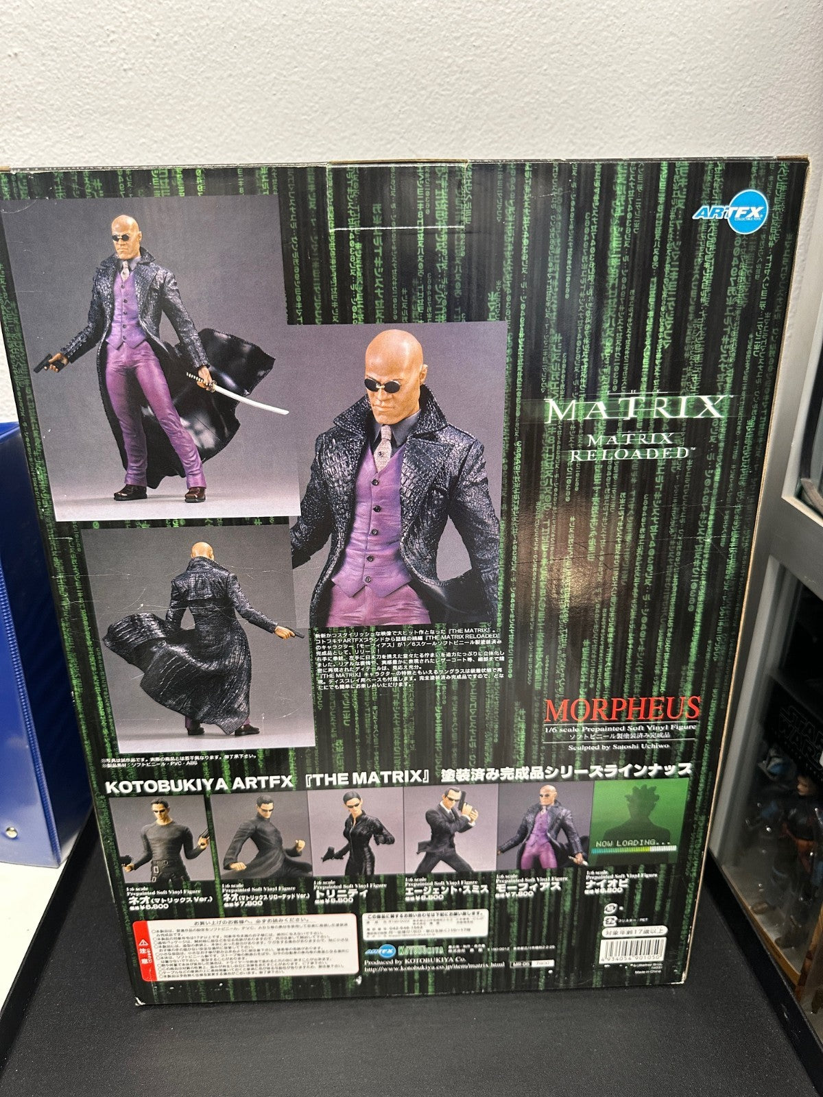 Matrix Reloaded Morpheus 1/6 Soft Vinyl Figure KOTOBUKIYA  ARTFX