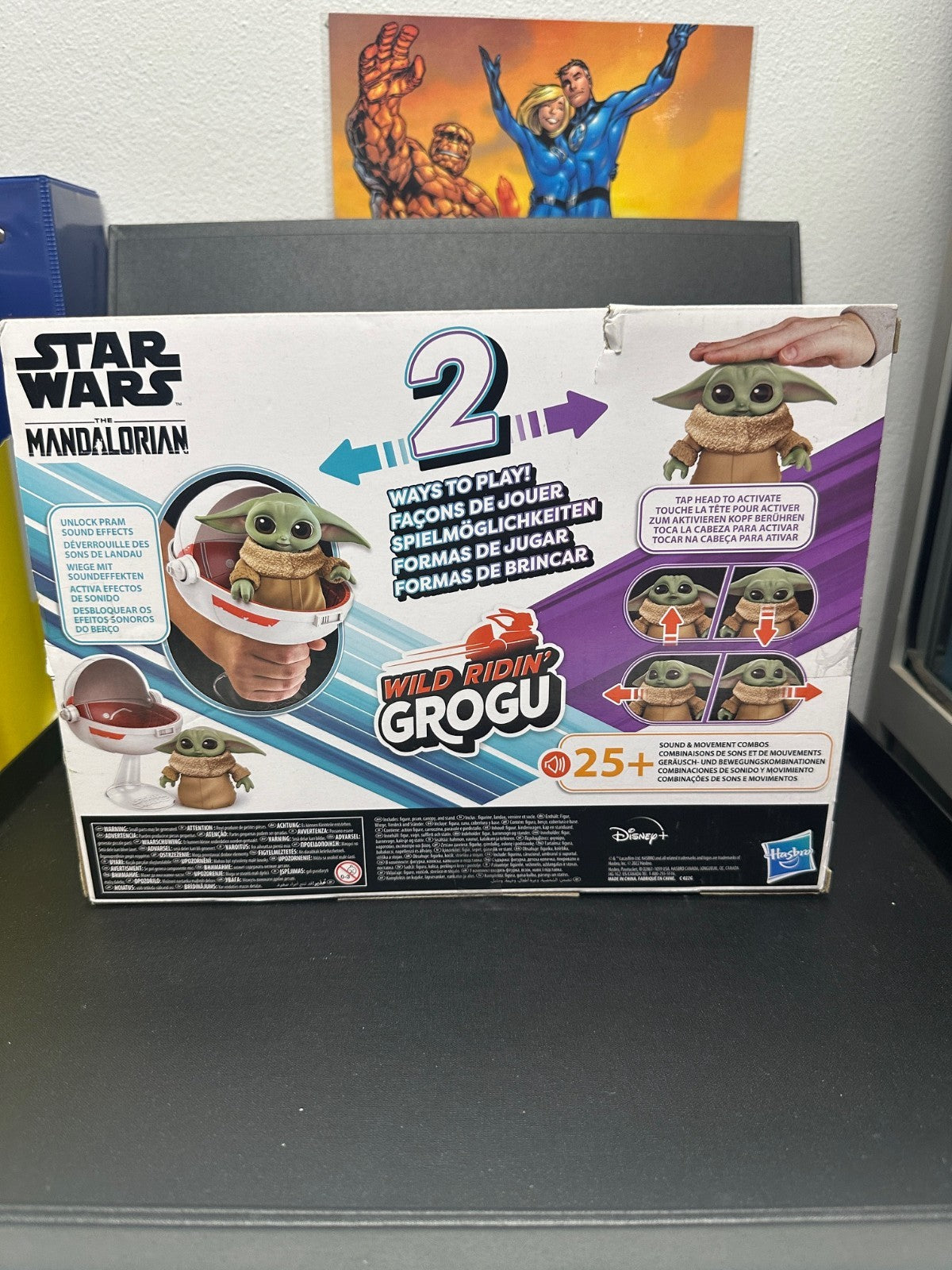 STAR WARS THE MANDALORIAN WILD RIDIN' GROGU Interactive Animatronic Toy Figure