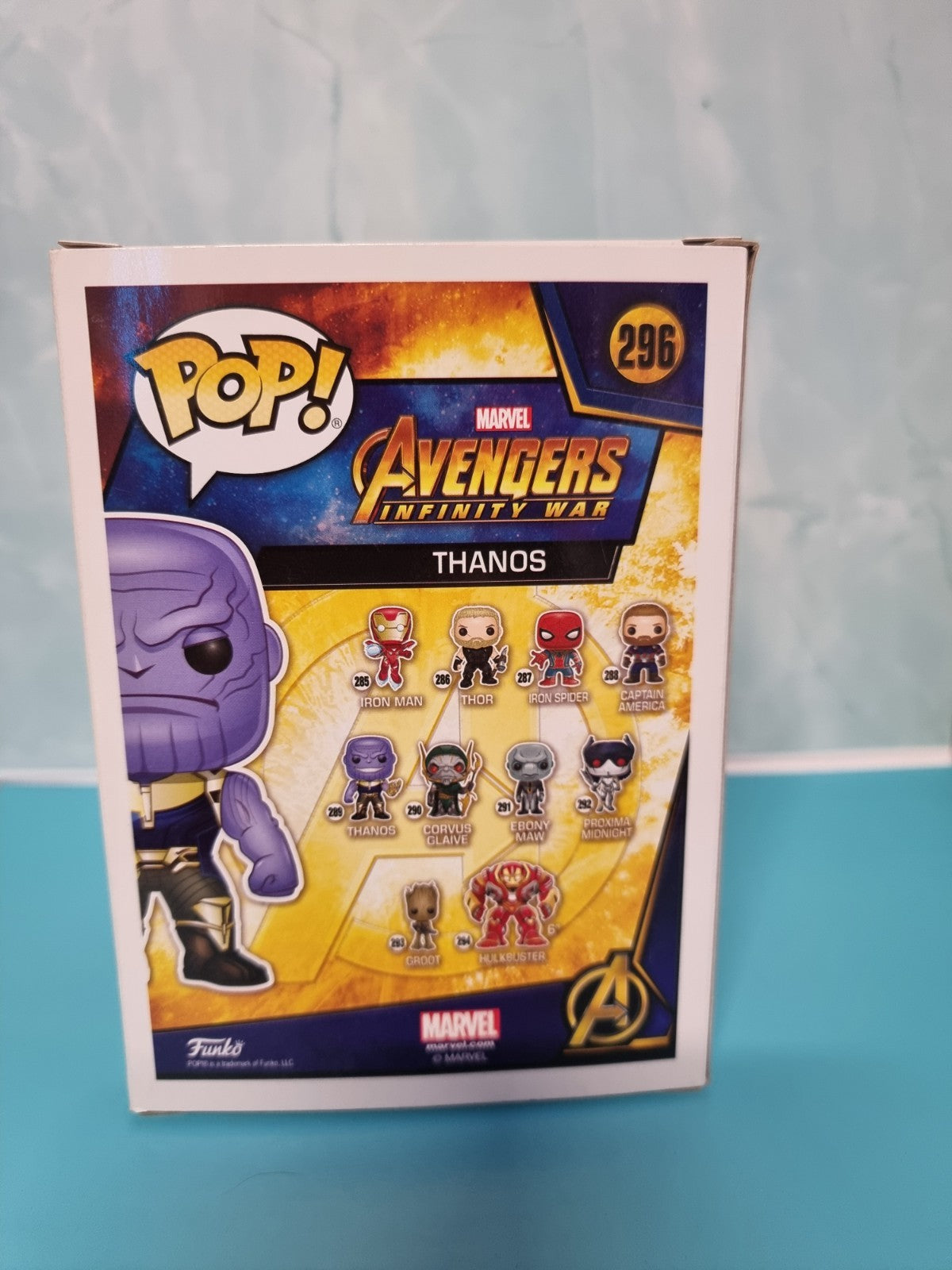 FUNKO POP MARVEL THANOS MIND STONE JB HI-FI EXCLUSIVE AVENGERS INFINITY WAR 296