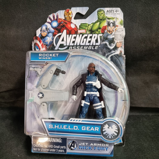 MARVEL UNIVERSE Jet Armor Nick Fury Avengers Assemble 