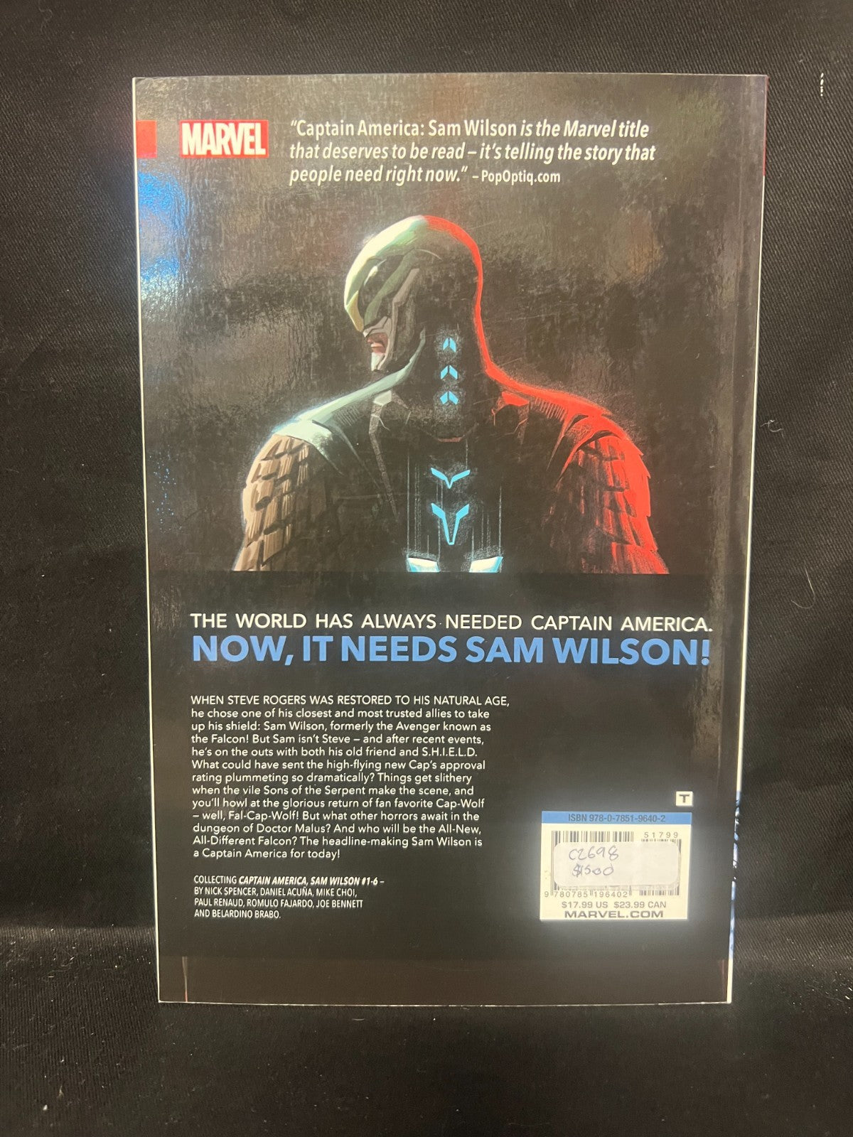 Sam Wilson Captain America: Vol 1 Not My Captain America TPB Marvel Comics