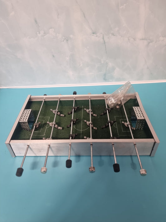 Mini Desktop Football Soccer Metal Series Set Portable Aluminum 20.5x11.5x3cm
