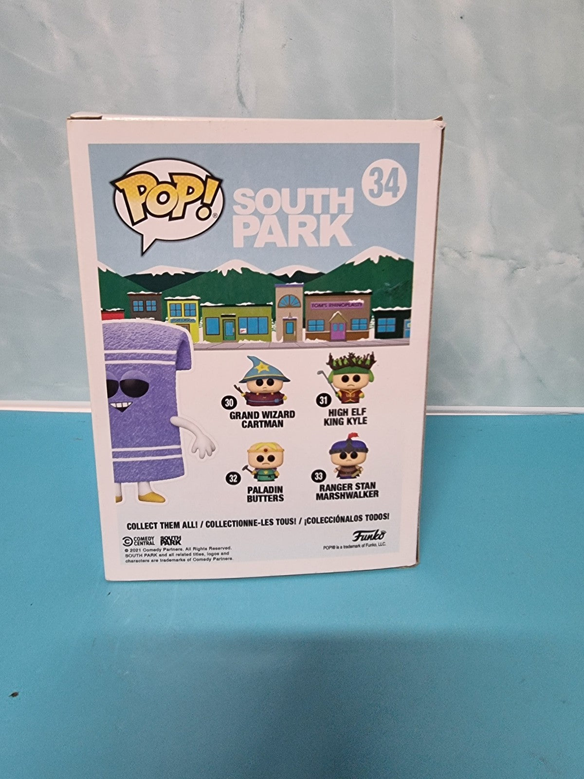 Funko Pop! South Park TOWELIE #34 Flocked Special Edition