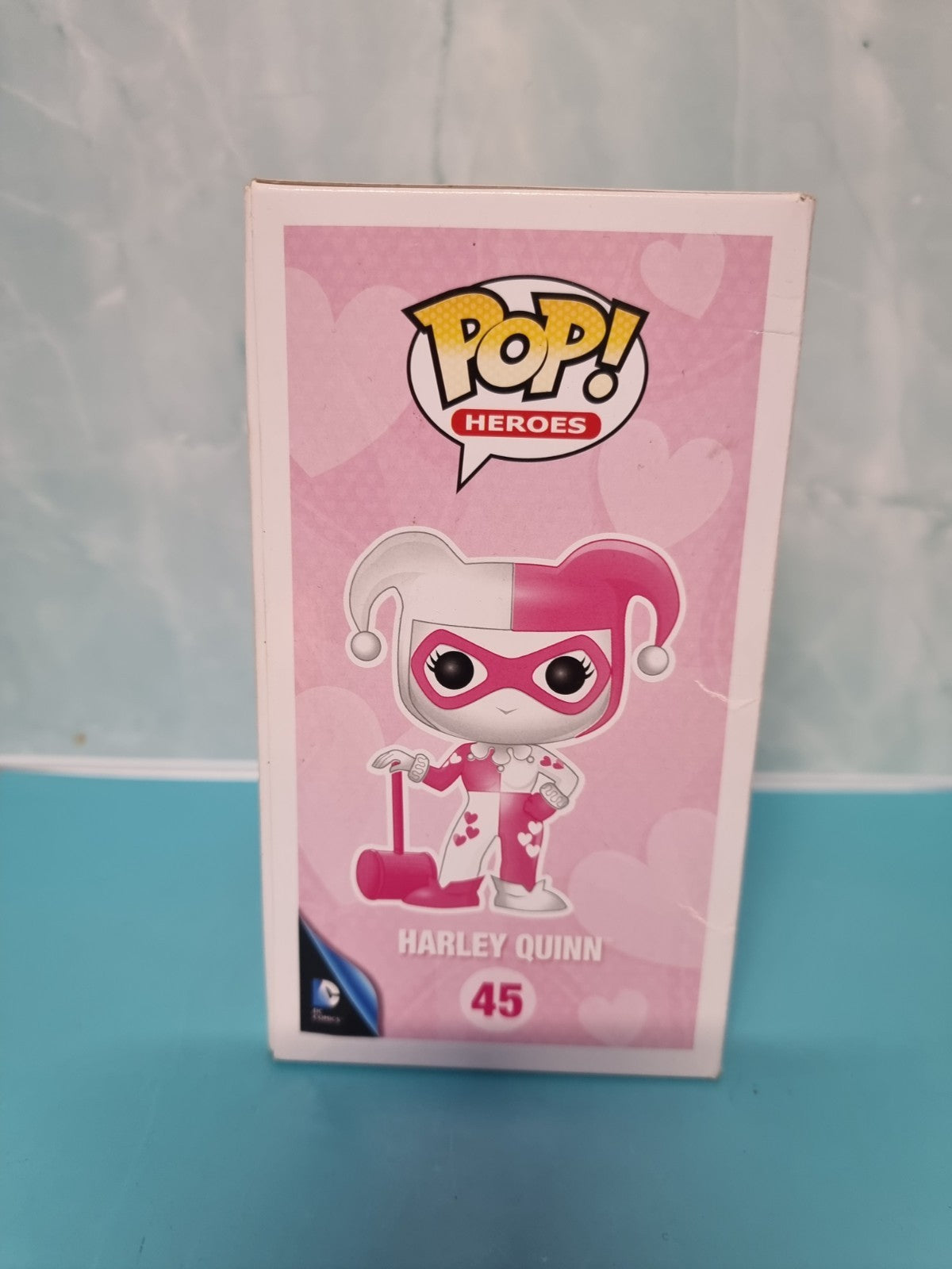 FUNKO POP VINYL #45 DC SUPER HEROES HARLEY QUINN W/ MALLET FIGURE