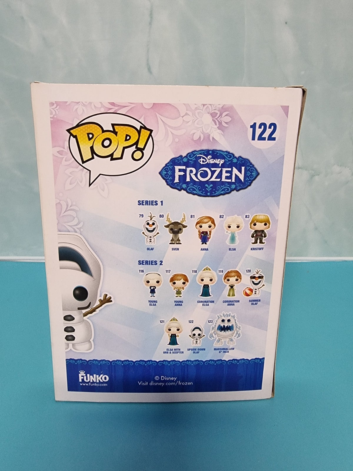 Funko Pop Disney Frozen Upside Down Olaf Hot Topic Exclusive #122