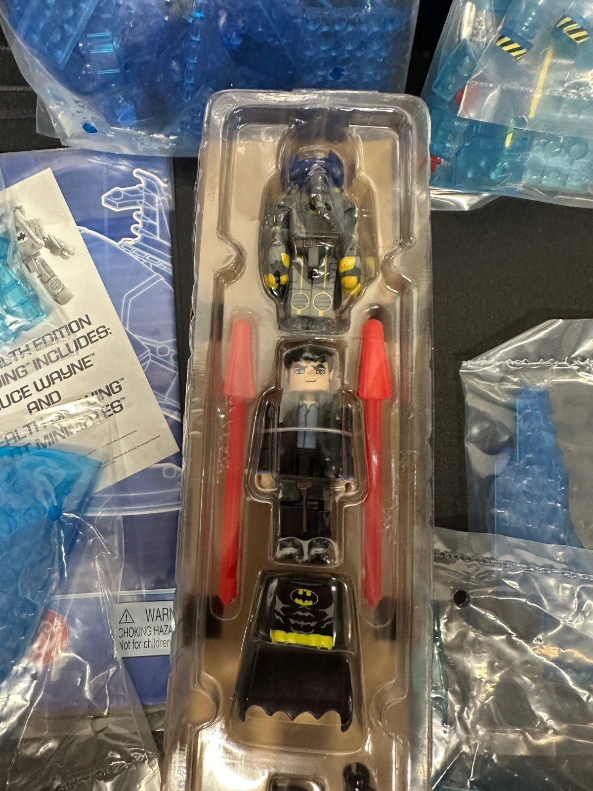 Batman Stealth Edition Batwing Bat  Art Asylum C3 C 3 DC Mini Mates Minimates