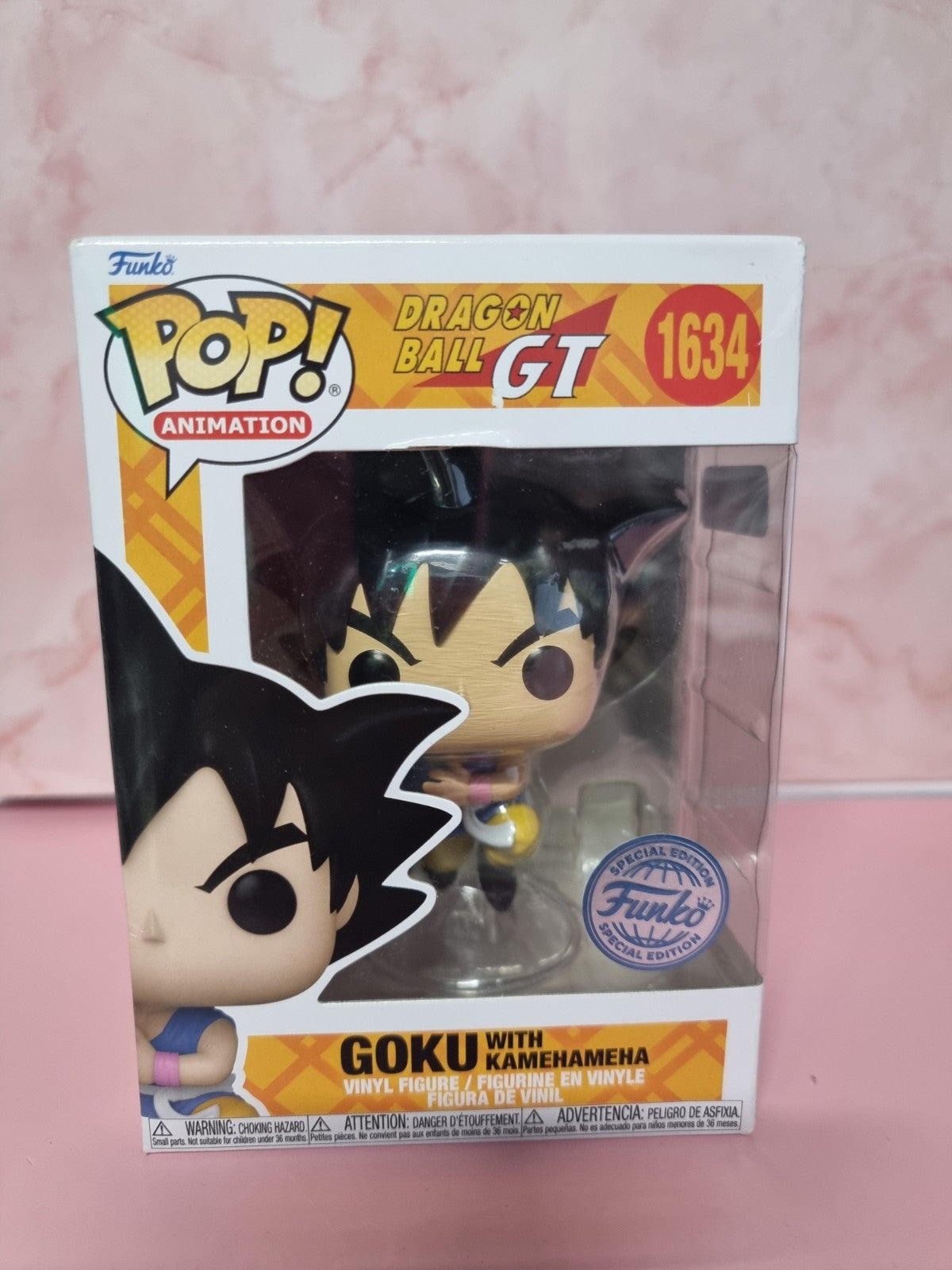 FUNKO POP DRAGON BALL GT GOKU WITH KAMEHAMEHA # 1634 SPECIAL EDITION