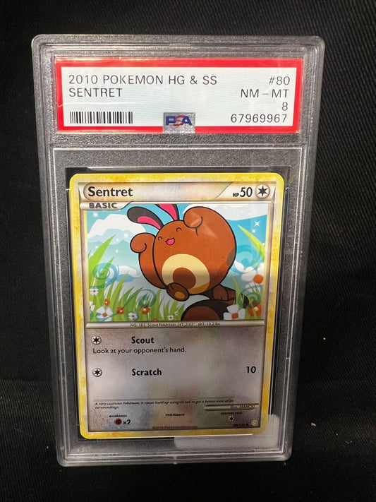 PSA 18 2010 Pokémon  Sentret Reverse Heartgold 80/123