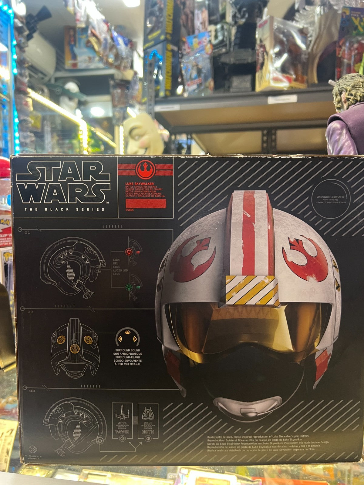 STAR WARS - The Black Series Luke Skywalker Battle Simulation Electronic Helmet